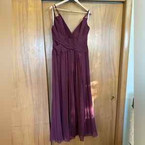 NWT David’s Bridal Bridesmaid Dress | Wine